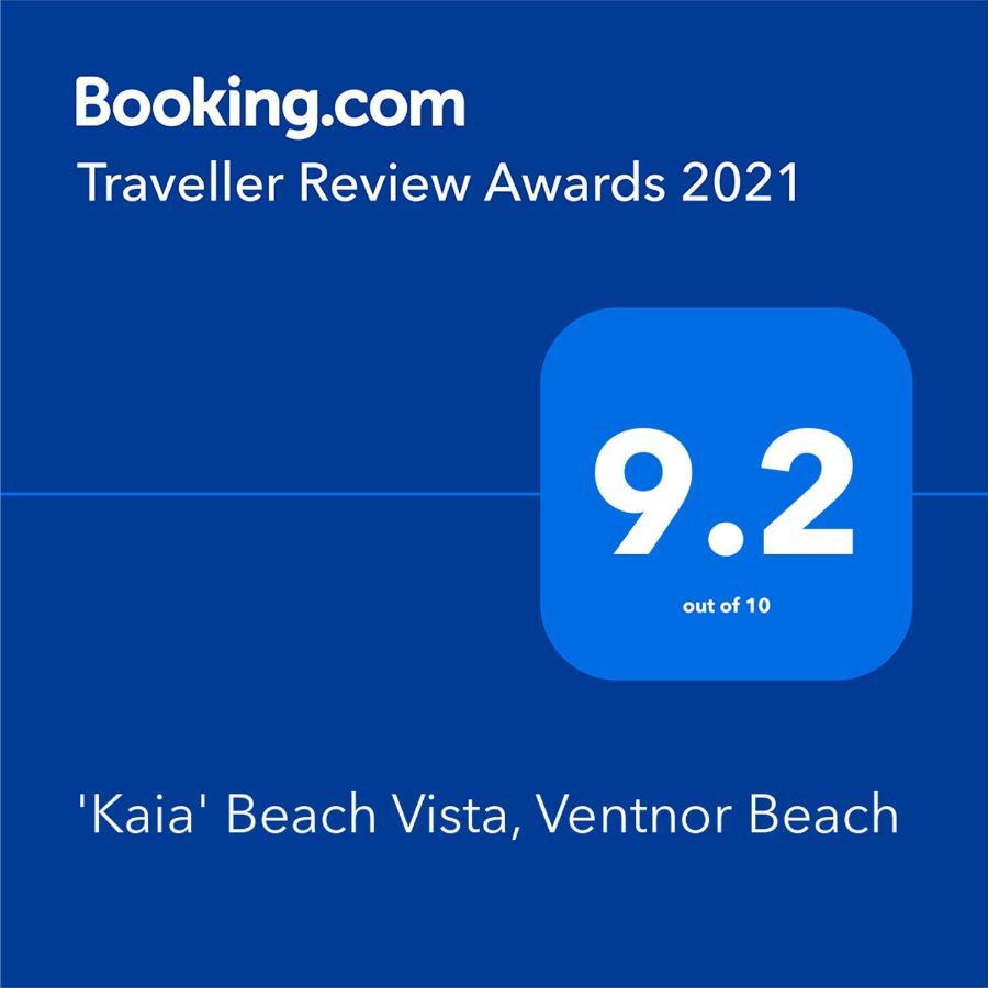 'Kaia' Beach Vista, Ventnor Beach Leilighet Eksteriør bilde
