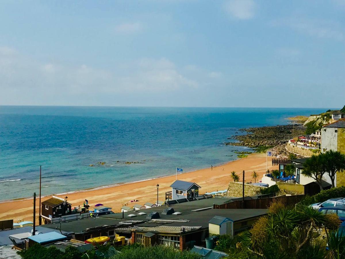 'Kaia' Beach Vista, Ventnor Beach Leilighet Eksteriør bilde